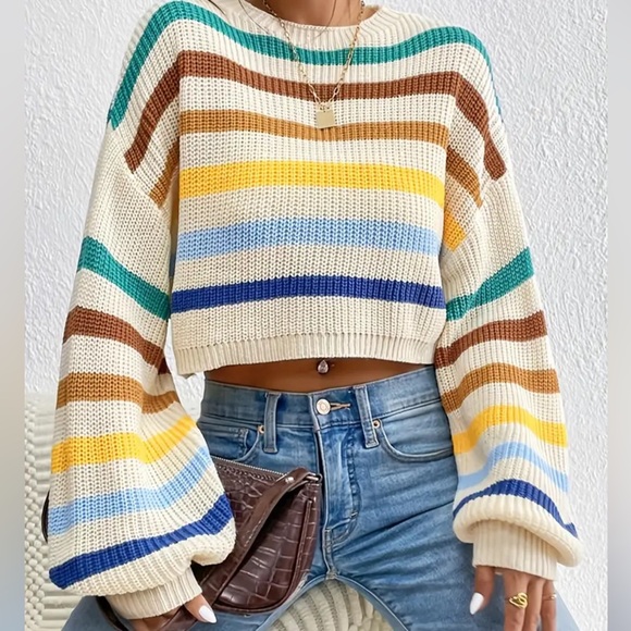 SHEIN rainbow sweater - Picture 1 of 2